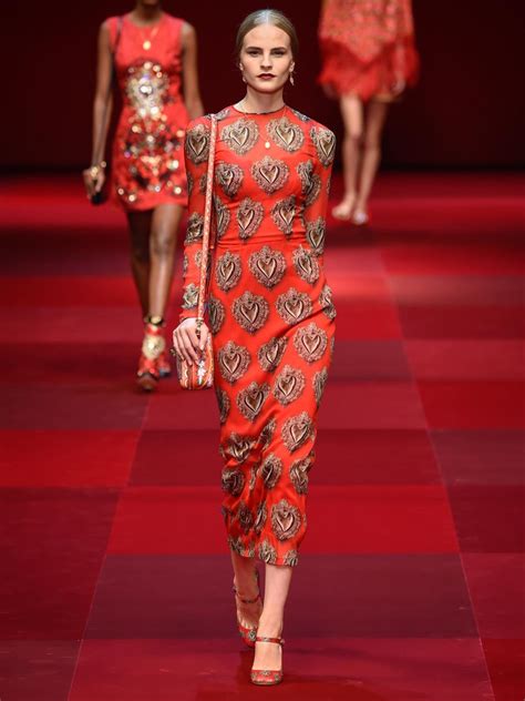 dolce gabbana red mir|dolce & gabbana red dress.